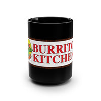 Official Burrito Kitchens Black Mug, 15oz