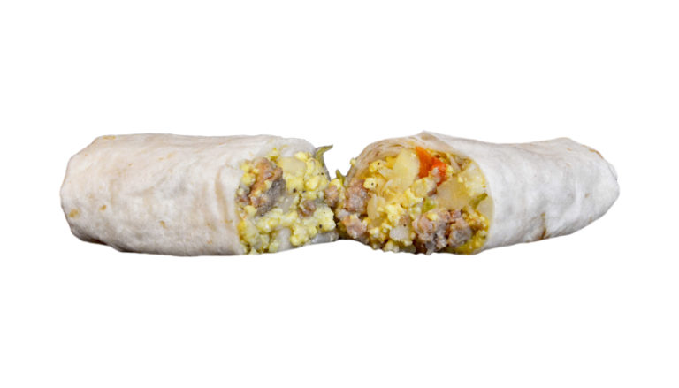 Our Burritos Burrito Kitchens   AN Spicy Sausage Open 768x439 